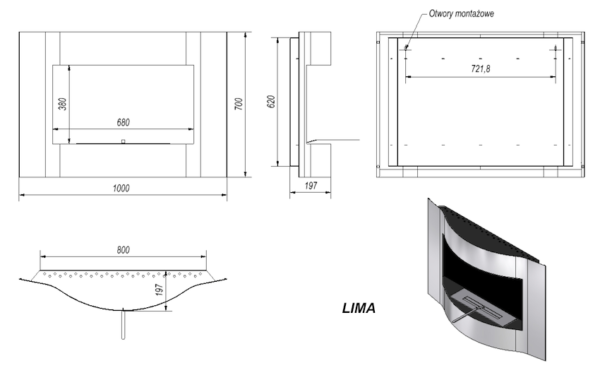 Bio Fireplace Lima