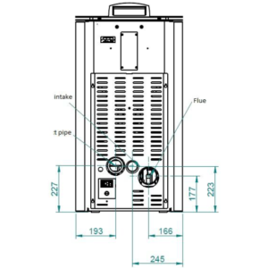 Redonda Glass 12 White Ductable Wood Pellet Stove