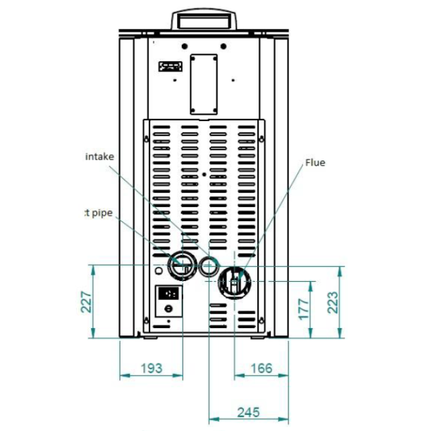 Redonda Glass 12 White Ductable Wood Pellet Stove