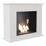 Bio Fireplace June White