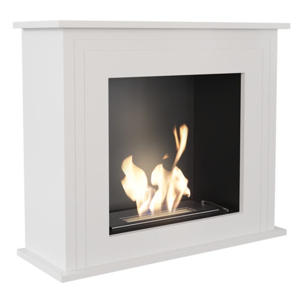 Bio Fireplace June White