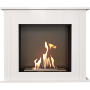 Bio Fireplace June White