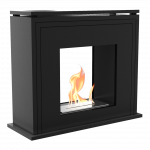 Bio Fireplace June Tunnel Black