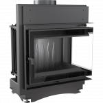 Maja Right Corner Glass Deco (without iron bracket) 8 kW Insert Stove