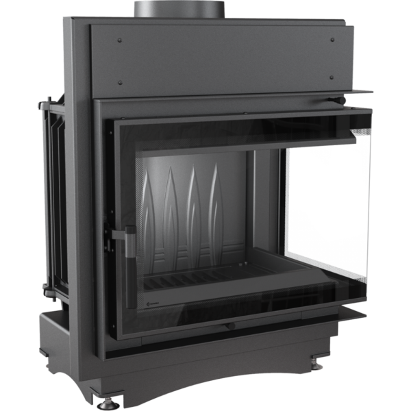 Maja Right Corner Glass Deco (without iron bracket) 8 kW Insert Stove