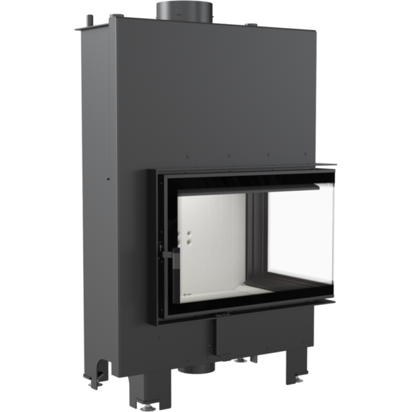 MBM 10 kW Right Corner Glass (without iron bracket) Insert Stove