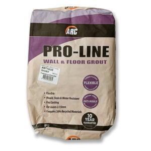 ARC Pro-Line Wall and Floor Grout, Antique Ivory, 5kg Bag