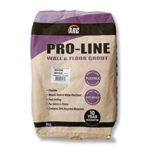 ARC Pro-Line Wall and Floor Grout, Warm Beige, 5kg Bag